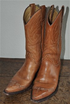 Western laarzen/cowboy boots Dr. Adams made by Sendra bruin maat 36 