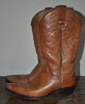 Western laarzen/cowboy boots Dr. Adams made by Sendra bruin maat 36 - 4