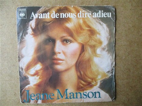 a4856 jeane manson - avant de nous dire adieu - 0