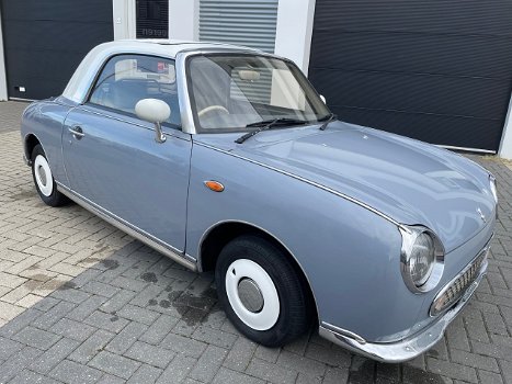 Hele mooie Nissan Figaro in Lapisgrijs - 6