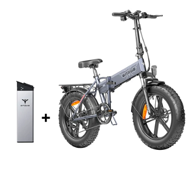 ENGWE EP-2 Pro Electric Bicycle & 13Ah Battery Combo - Gray / Black/ Orange - 0
