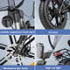 ENGWE EP-2 Pro Electric Bicycle & 13Ah Battery Combo - Gray / Black/ Orange - 6 - Thumbnail