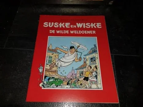 Suske en Wiske nr.43. De Wilde Weldoener.(blauw/rood) - 0