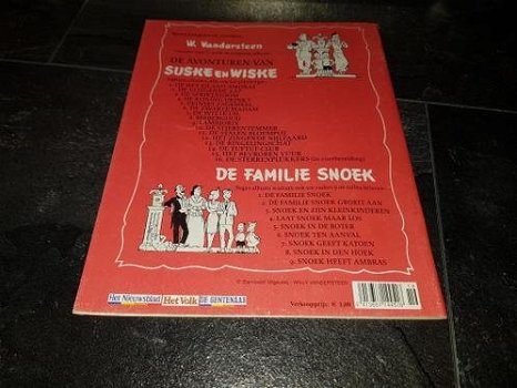 Suske en Wiske nr.15. Het Bevroren Vuur. (blauw/rood) - 2