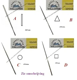 = 1e Kwaliteit precisie naaldvijl = Vallorbe=42014