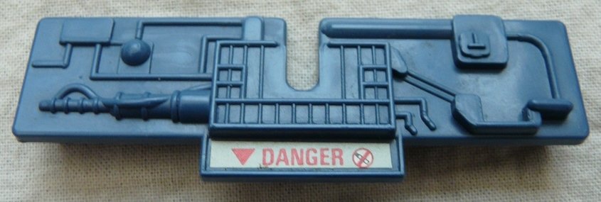 Parts Voertuig / Vehicle, Cover Plate, SATELLITE DEFENSE, SPACE FORCE, ACTION FORCE, PALITOY, 1983. - 0