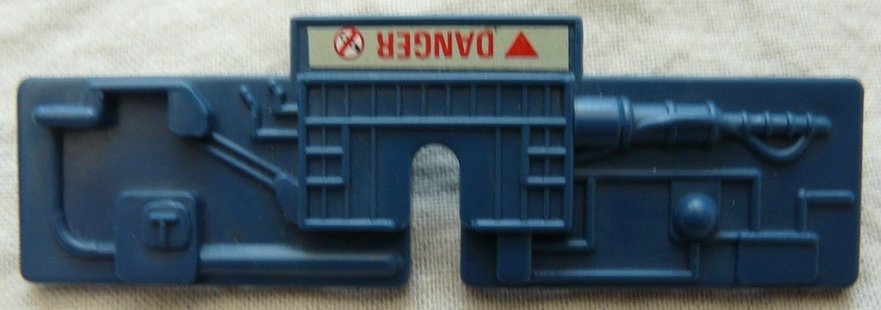 Parts Voertuig / Vehicle, Cover Plate, SATELLITE DEFENSE, SPACE FORCE, ACTION FORCE, PALITOY, 1983. - 1