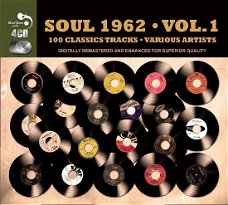 Soul 1962 100 Classic Tracks Volume One  (4 CD) Nieuw/Gesealed