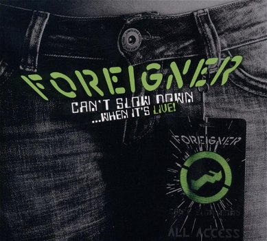 Foreigner – Can't Slow Down...When It's Live! (2 CD) Nieuw/Gesealed - 0