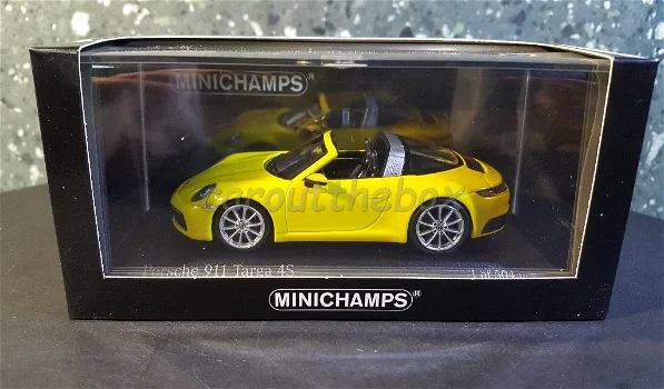 Porsche 911 Targa 4S geel 1:43 Mi072 - 3