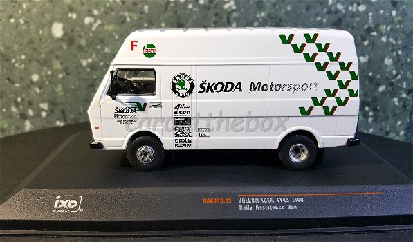 VW LT45 LWB SKODA MOTORSPORT 1:43 Ixo V768 - 0