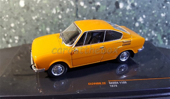 Skoda 110R 1978 oranje 1:43 Ixo V779 - 0