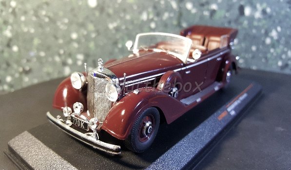 Mercedes-Benz 770K cabrio 1938 bruin 1:43 Ixo V780 - 1