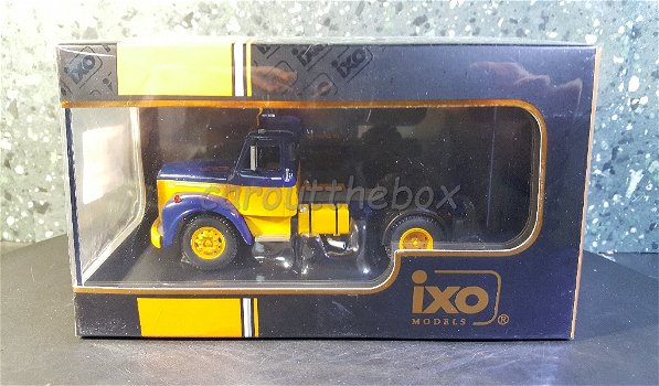 Scania 110 super 1953 blauw geel 1:43 Ixo V781 - 3