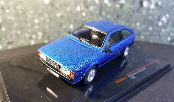 VW Scirocco GTS 1982 blauw 1:43 Ixo V784 - 1