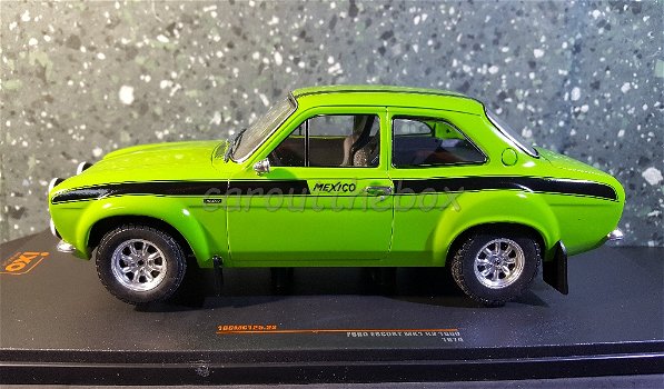 Ford Escort MK1 RS 1600 groen 1:18 Ixo V790 - 0