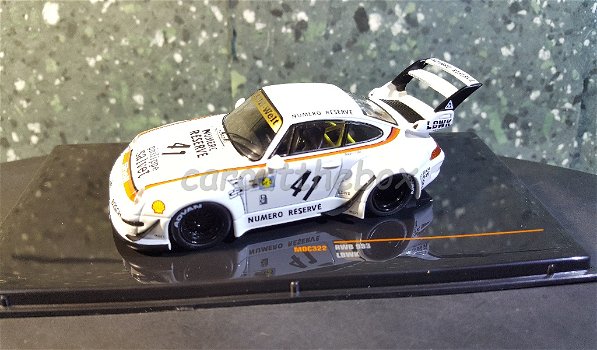 Porsche RWB 993 LBWK #41 wit 1:43 Ixo V793 - 0