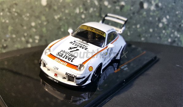 Porsche RWB 993 LBWK #41 wit 1:43 Ixo V793 - 1