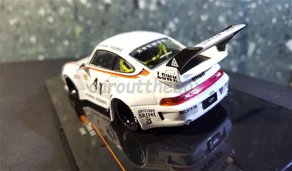 Porsche RWB 993 LBWK #41 wit 1:43 Ixo V793 - 2