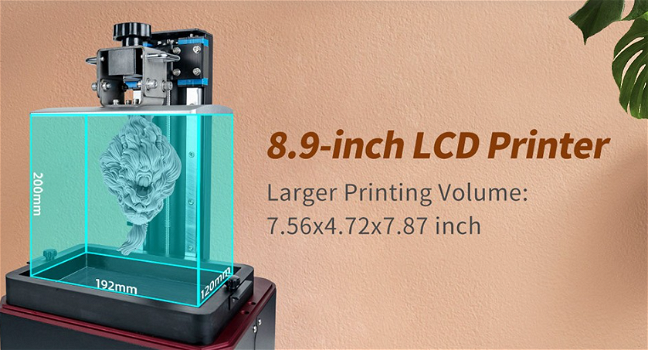 Voxelab Proxima 8.9 4K Mono LCD Resin 3D Printer, - 2