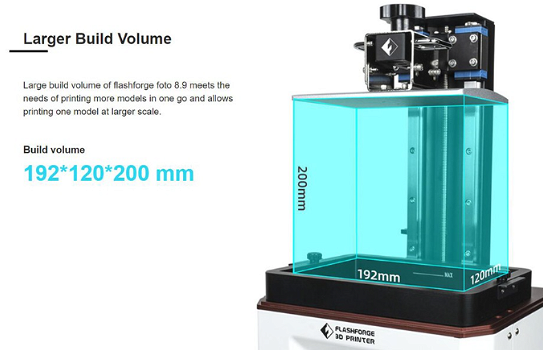 FLASHFORGE Foto 8.9 4K Mono LCD Resin 3D Printer - 5