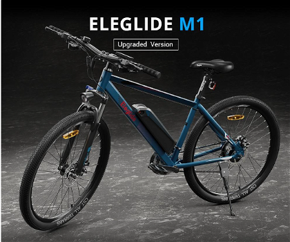 ELEGLIDE M1 Electric Bike & 36V 12.5AH Battery Combo - Dark Blue - 0