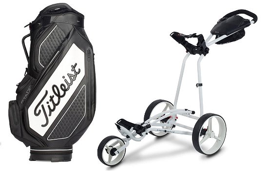 Schitterende Combi Big Max + Titleist Cartbag - 0