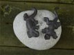 salamander op steen , tafel decoratie - 2 - Thumbnail
