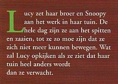 DE TUIN IN MET SNOOPY - Charles M. Schulz - 1