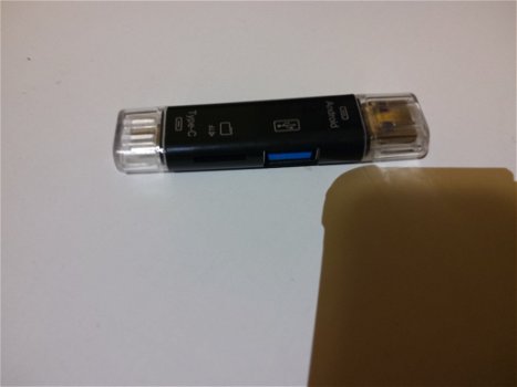 OTG + Microsd kaart lezer/USB OTG - 0