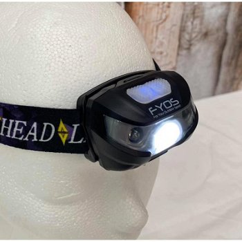 Hoofdlamp LED handsensor en USB oplaadbaar 200 Lumen - 2