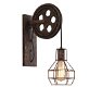Industriële wandlamp | Vintage lamp | muurlamp | Wandverlichting metaal hout | E27 Fitting - 0 - Thumbnail