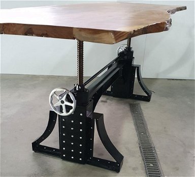 Opdraai tafels, eettafel en bartafel in één! - 3