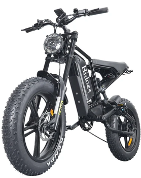 Hidoes B6 All-terrain Electric Bike 20 Inch Off-road Fat Tire - 2