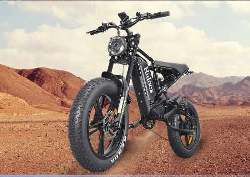 Hidoes B6 All-terrain Electric Bike 20 Inch Off-road Fat Tire - 4