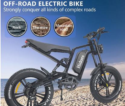 Hidoes B6 All-terrain Electric Bike 20 Inch Off-road Fat Tire - 5