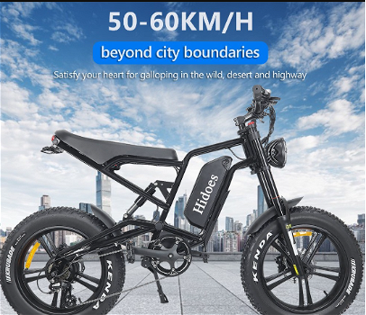 Hidoes B6 All-terrain Electric Bike 20 Inch Off-road Fat Tire - 6