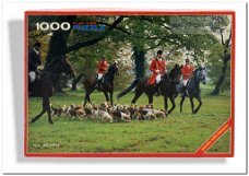 Hunting scene, England - Play Time - 1000 Stukjes