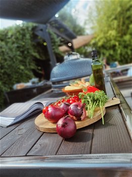 Buitenkeuken Bar Werkbank tuintafel staal hout - 4