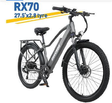 BURCHDA RX70 Mountain E-bike 27.5 Inch Tires 800W - 2