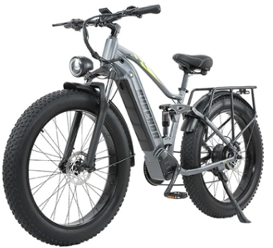 BURCHDA RX80 Electric Bicycle 26*4.0 Inch Fat Tire 1000W - 0