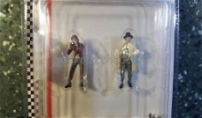 Diorama figuren Race day set 3 1:43 American diorama AD312