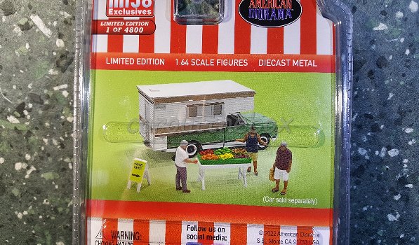 Diorama figuren Farmers Market 1:64 American diorama AD317 - 0