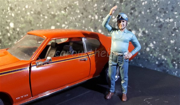 Diorama figuur racing Legends 50s B 1:18 Amer. diorama AD321 - 0