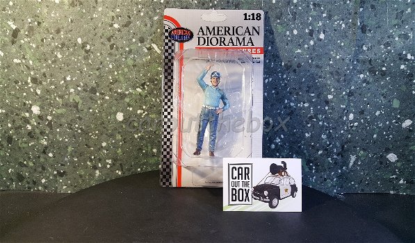 Diorama figuur racing Legends 50s B 1:18 Amer. diorama AD321 - 3