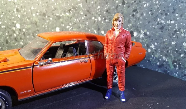 Diorama figuur racing Legends 70s A 1:18 Amer. diorama AD324 - 0