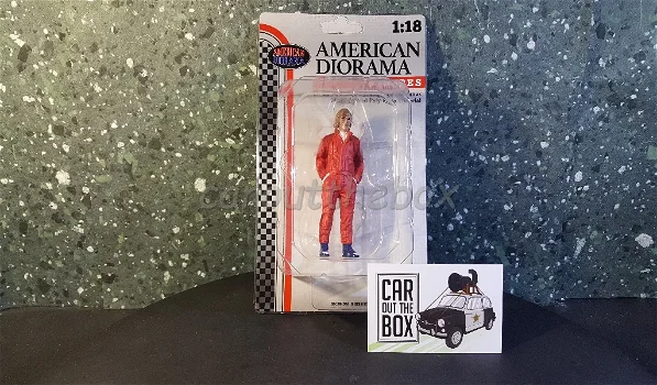Diorama figuur racing Legends 70s A 1:18 Amer. diorama AD324 - 3