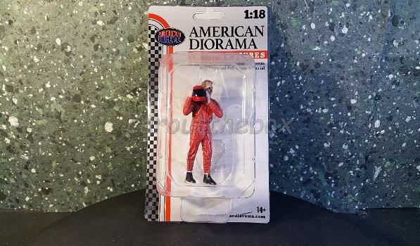 Diorama figuur racing Legends 70s B 1:18 Amer. diorama - 2