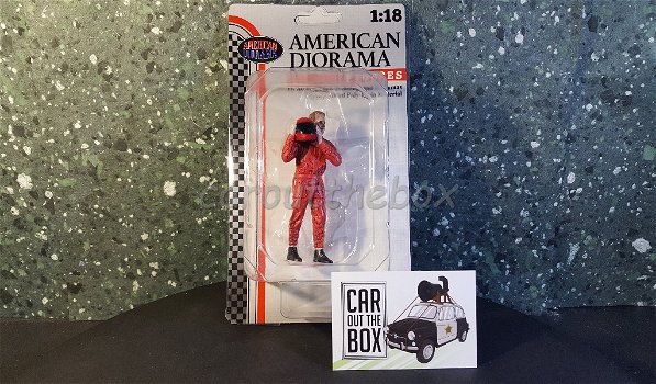 Diorama figuur racing Legends 70s B 1:18 Amer. diorama - 3