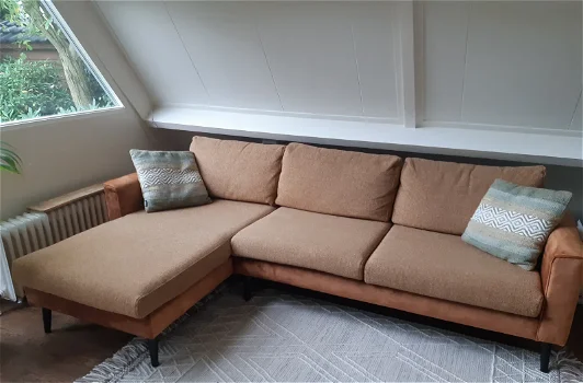 Prachtig nieuwe bank met longchair - 0